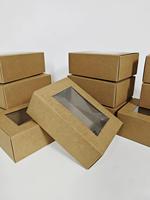 Cajas de Cartón Corrugado Kraft Personalizadas, Biodegradables, Hechas con Materiales Reciclados, Ecológicas, Impermeables, Reutilizables y Portátiles para Dulces