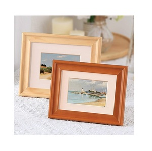 Marco de fotos de madera de mango de calidad sólida, marco de fotos de madera de mango Vintage para colgar en la pared de la oficina en casa, marco de fotos - Product Image 4