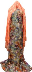 Ensemble de robe de mariée somalienne en soie 100% tissée, unie, écologique, luxueuse et traditionnelle pour filles - Product Image 3