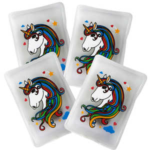 Juego de 4 Calentadores de Manos y Pies Unicornio Luna, Adorables y Funcionales para Días Fríos - Product Image 1