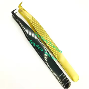 แหนบต่อขนตาสแตนเลสป้องกันไฟฟ้าสถิตย์ ดีไซน์รูปทรงบูทสุดพิเศษ สีชมพูพาสเทล รับทำโลโก้ตามสั่ง ขายดี - Product Image 5