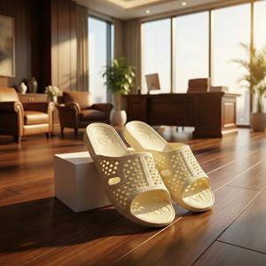 รองเท้าแตะแบบสวมเปิดนิ้วเท้า EVA สวมใส่สบายทุกฤดู ยางคุณภาพสูง ลายทาง ดีไซน์เวียดนาม Savato รองเท้าสไลด์ รองเท้าแตะในบ้านและนอกบ้าน - Product Image 1