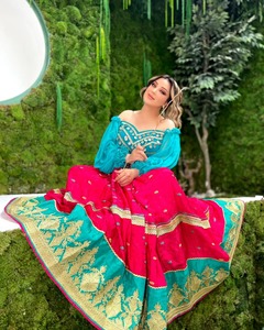 ชุดเดรสยาวแขนยาวผ้าชีฟองสไตล์ชาติพันธุ์อัฟกันสำหรับผู้หญิง  งานปักมือประณีต  ตกแต่งด้วยงานฝีมือ  เหมาะสำหรับงานปาร์ตี้และงานแต่งงาน - Product Image 6