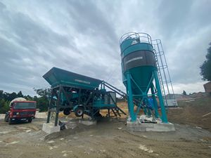 โรงงานผสมคอนกรีตเคลื่อนที่ขนาดกะทัดรัด ความจุ 30 ลูกบาศก์เมตร/ชั่วโมง รับประกัน 2 ปี เครื่องจักรคุณภาพสูง! - Product Image 2