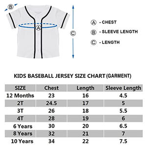 Ma Croix Mx-Camiseta de béisbol con botones para niños, ropa deportiva de tela resistente a las manchas - Product Image 6