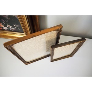 Associez art, émotion et élégance avec un cadre qui parle de lui-même ensemble de 2 pièces cadre photo en laiton - Product Image 3