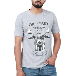 T-shirt d'été 100% coton de haute qualité personnalisé col solide hommes et femmes sérigraphie gros t-shirts - Product Image 1