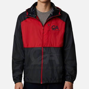 แจ็กเก็ตกันลมมีฮู้ดสำหรับผู้ชายแจ็คเก็ตบุนวมแฟชั่นใหม่ออกแบบได้ตามต้องการ - Product Image 1