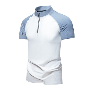 2025 nouveauté lambrissé Sublimation quart Zip hommes pour Polo T-Shirts toile Golf pour Polo chemise avec broderie Logo imprimer P - Product Image 2