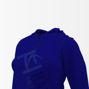 Sudaderas con capucha con cremallera completa para mujer, servicio OEM 2025, informales, cálidas, adecuadas, con estampado de logotipo Regular, sudaderas con capucha para mujer en blanco - Product Image 3