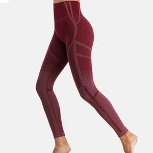 High Quality Sexy Yoga Set Seamless Activewear Yoga <b>Leggings</b> for Women Custom Logo Seamless Gym Fitness Set - Product Image 3