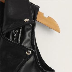 Bébé fille en cuir véritable gilet printemps automne nouveaux hauts enfants veste en cuir souple enfants gilet de haute qualité - Product Image 5