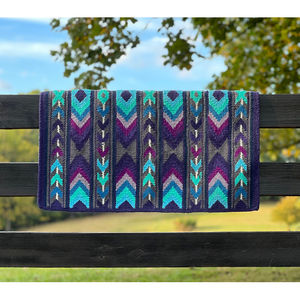 Manta de Silla de Montar para Caballo de Exhibición Occidental, Diseño Neozelandés, Hecha a Mano, Material Ecológico, Forro de Lana, Alta Calidad, Tamaño Personalizable - Product Image 1