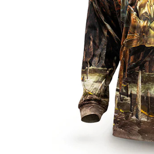 Camisas de pesca de manga larga impermeables con protección UV de secado rápido transpirables de talla grande personalizadas moda de verano cómodas Vintage - Product Image 3