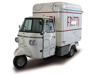 Triciclo Eléctrico para Comida, Carrito de Comida Móvil, Camioneta de Comida Callejera de Tres Ruedas, Resistente a la Corrosión, 5 Años de Garantía, para Café, Pizza, Tacos, Helados - Product Image 2