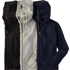 Concevez vos propres sweats à capuche haute qualité unisexe poids lourd sweat à capuche fabricant personnalisé sweat à capuche fermeture éclair 100% coton hommes - Product Image 4