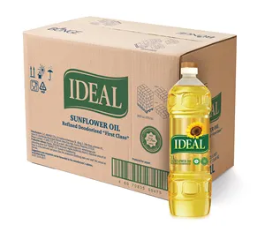 Aceite de girasol refinado de calidad superior, aceite de cocina certificado para consumo humano, 1L,5L