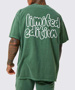 2024, venta al por mayor, chándal de 2 piezas informal Vintage lavado con ácido para hombre, traje de tela de rizo de verano, camiseta de manga corta, conjuntos de pantalones cortos - Product Image 6