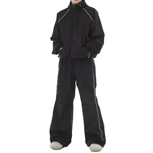 Chándal de nailon personalizado para hombre, conjunto de joggers deportivos con cremallera, conjunto cortavientos, chaqueta de dos piezas, Jersey, chándal para correr para hombre - Product Image 2