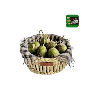 PANIER DE HYACINTHE D'EAU VINTAGE PANIER DE STOCKAGE DES ALIMENTS PANIER DE MER FORME RONDE PANIER ROND AVEC SERVIETTE PRIX DIRECT D'USINE - Product Image 1