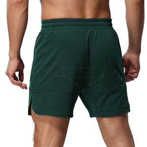 Durable & Comfortable 100% Cotton <b>Men's</b> Gym <b>Shorts</b> Custom Athletic <b>Shorts</b> for Fitness Outdoor Sports Solid <b>Pattern</b> Casual Style - Product Image 4