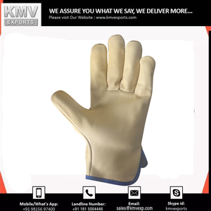 Gants de travail en cuir de vache fendu longue durée de qualité supérieure - Product Image 5