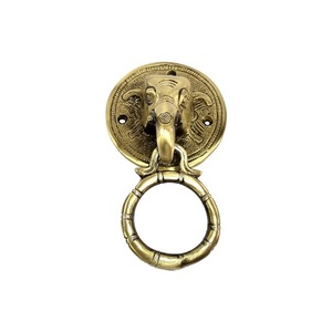 Heurtoir de porte en laiton fini antique de conception de visage de cheval pour heurtoir de porte décoratif de porte principale - Product Image 4