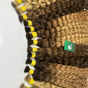Venta al por mayor 100% Natural Virgen colores cabello humano de alta calidad a granel extensiones de cabello humano - Product Image 4