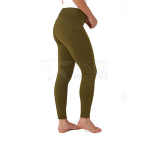 2024 dames culottes équestres pantalons de haute qualité en gros équitation culottes pour femmes avec un nouveau design attrayant - Product Image 3