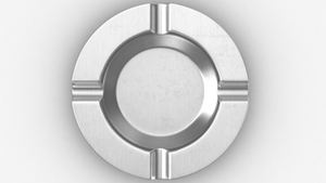 Cenicero de forma redonda de mesa marrón vintage con diseño personalizado perfecto para el hogar, bares, restaurantes y oficinas, suministros a granel - Product Image 4