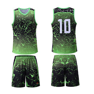 Maillot de basket-ball personnalisé, créez votre propre uniforme de basket-ball réversible pour jeunes, hommes et femmes, ensemble d'équipe - Product Image 2
