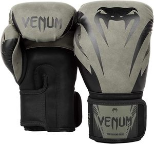 Guantes de boxeo con cordones profesionales Colores personalizados Guantes de lucha de boxeo con cordones de cuero real - Product Image 2