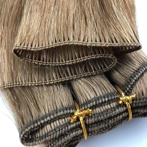 Article chaud 2024 extensions de cheveux de trame personnaliser la couleur tous les 100% cheveux vietnamiens vierges trame de génie - Product Image 1