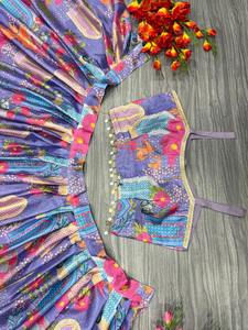 Vous présenter la plus belle dernière collection Lehenga vente en gros et exportation de taureau par Fabzone - Product Image 2