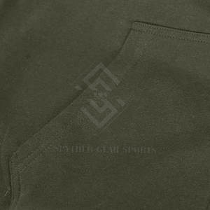 Sweat-shirts à capuche zippés pour hommes en tissu polaire, grande taille, service OEM, utilisation décontractée en extérieur, couleurs et logo personnalisés - Product Image 6