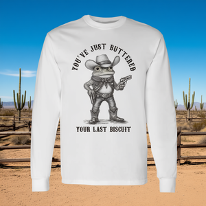 T-shirt à manches longues Cowboy Frog You've Just Buttered Your Last Biscuit - Produit promotionnel - Product Image 3