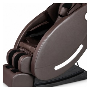 Sillón de Masaje Shiatsu Marrón de Gravedad Cero, Reclinable, Tapizado en Cuero, para Cuerpo Completo, con Enchufe, para Hogar, Oficina, Hotel, Salón - Product Image 3