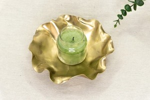 Plateau à bijoux en métal feuille de ginkgo dorée en aluminium, plateau à bibelots, porte-bague, plateau décoratif, organisateur de vanité - Product Image 5