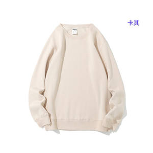 Jersey suéter OEM personalizable grueso polar poliéster Casual tamaño asiático cuello redondo sudadera sudaderas - Product Image 2