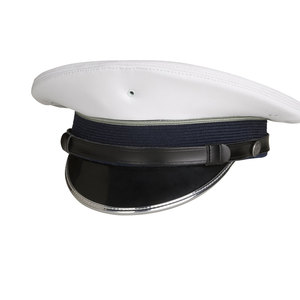 Custom Embroidered Logo Oficer Peaked Crown Cap Captain Oficer Cap <strong>Knight</strong> Templar <strong>Black</strong> Peaked Crown Hat top quality - Product Image 2