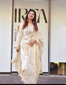 Comprar Top Trending Pakistani Fashion Dubai Party & Function Special Faux Georgette Fabric Salwar Indian & Pakistani Clothing - Product Image 4