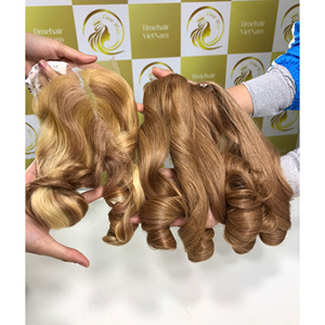 Toutes les couleurs bouncy Curly Weft Bulk HD Lace Front Wigs Glueless Dyed Bouncy Curl Hair Extensions Large Stock Human Hair Meilleur prix - Product Image 6