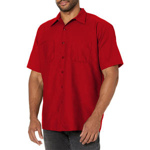 Polo de travail d'été personnalisé pour homme, manches courtes, coupe classique, industrielle, grande taille, coton, coupe-vent, certifié CE - Product Image 2