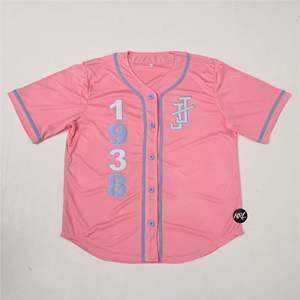 Maillot de baseball vente en gros respirant personnalisé col en V Softball chemise de sport hommes et femmes broderie Sublimation lettre maillot de baseball - Product Image 5