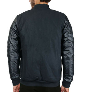 Chaquetas universitarias con logotipo personalizado, chaqueta universitaria lisa con letras para hombre, chaquetas universitarias de talla grande para hombre, venta al por mayor en blanco - Product Image 2