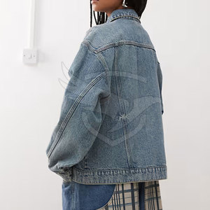 แจ็กเก็ตยีนส์สำหรับทุกเพศแจ็กเก็ตยีนส์ระบายอากาศใช้ได้ทั้งชายและหญิงดีไซน์ใหม่ล่าสุด - Product Image 3