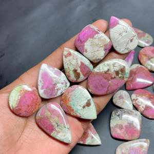 Cabujón de calcita de cobalto Rosa Natural de alta calidad de grado AAA, piedra preciosa de ágata verde suelta al por mayor - Product Image 2