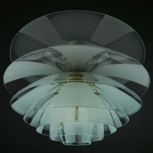 For PH Septima Modern <b>Small</b> Pendant <b>Light</b> Warm White Copper Brass Glass Traditional Design Ceiling <b>Switch</b> AC for Warehouses - Product Image 3