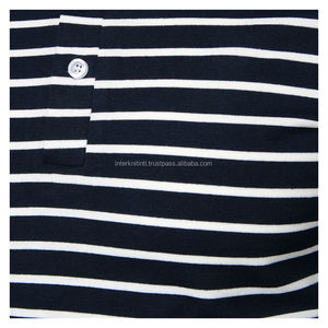 เสื้อเชิ้ตแขนสั้นผู้ชาย ผ้าฝ้าย 100% ระบายอากาศได้ดี ลายทาง ดีไซน์สีสันเข้ากัน แฟชั่นปกเสื้อ - Product Image 4