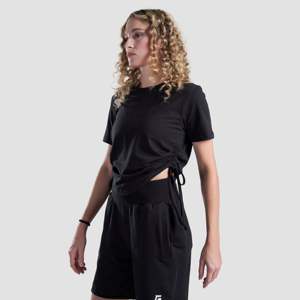 Active Shape Black Crop Tee Yogalicious <b>Top</b> Crop <b>Top</b> for Women - Product Image 3